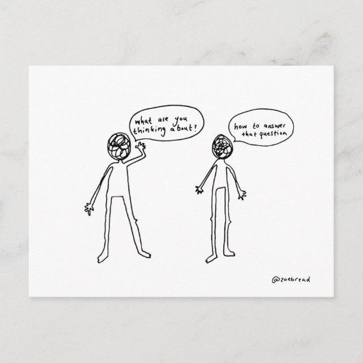 の考えはがき ポストカード (正面)