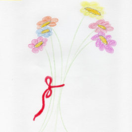 の考えるお客様 – ブーケカードの送信 カード