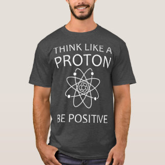 の考えるようなプロトンユーモア科学の物理学の恋人 Tシャツ