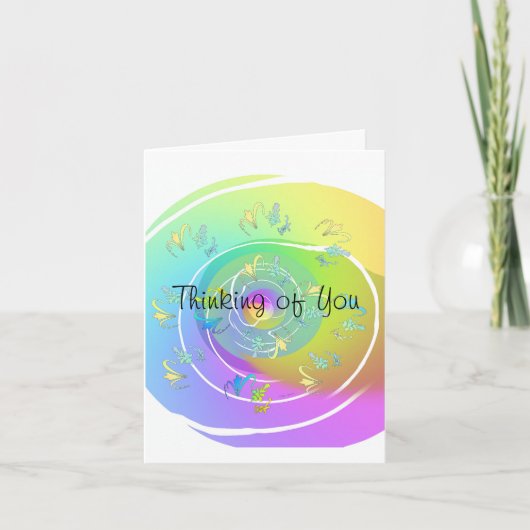 の考えるグリーティングカード カード (正面)