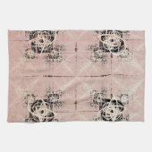 の考えるパステルが茶タオルを撚る キッチンタオル (横)