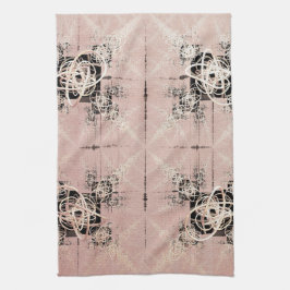 の考えるパステルが茶タオルを撚る キッチンタオル