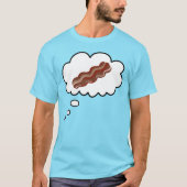 の考えるベーコンおもしろいTシャツ Tシャツ (正面)