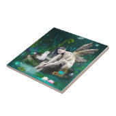 の考える妖精 タイル (側面)