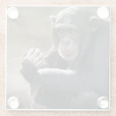 の考えるMonkeyingにつのまわりにいて ガラスコースター (裏面)