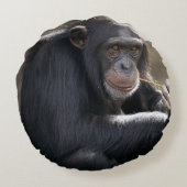 の考えるMonkeyingにつのまわりにいて ラウンドクッション (裏面)
