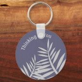 の考えるYou Purple Leaf Silhouette Friendship キーホルダー (正面)