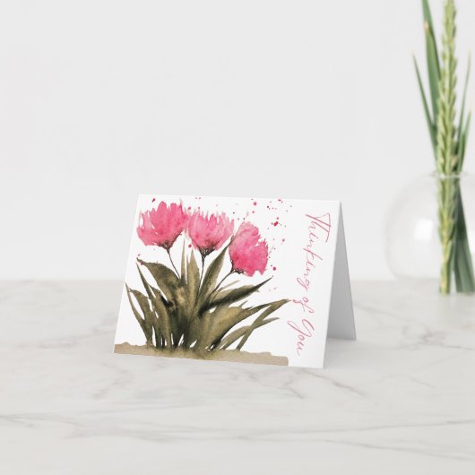 の考えカード – 内空白の部 サンキューカード (正面)