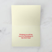 の考えクリスマスカード カード (内部)