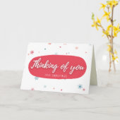 の考えクリスマスカード カード (黄色い花)