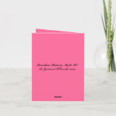 の考えノートカード カード (裏面)