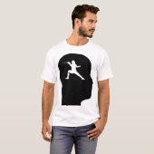 の考えフェンシング Tシャツ (正面フル)