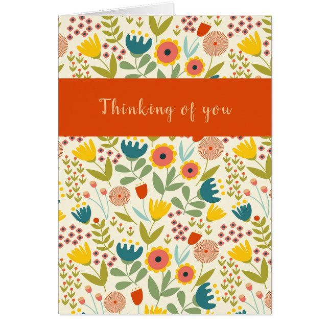 の考えフォークアートこんにちは (正面)