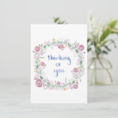 の考えフラットグリーティングカード (スタンド正面)