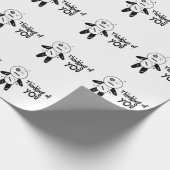 の考えブードゥー人形ラッピング紙 ラッピングペーパー (角)