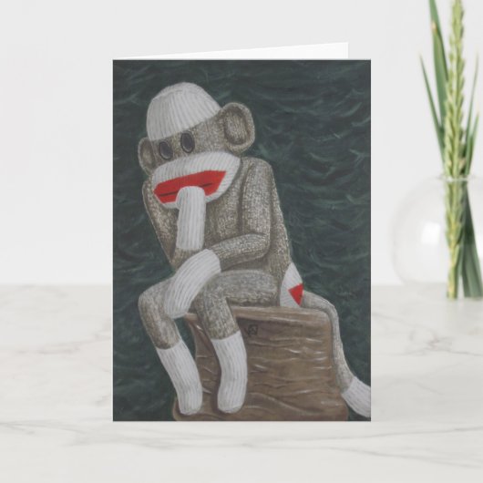 の考えモンキーカード カード (正面)