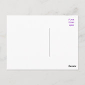 の考えロットワイラー子犬はがき ポストカード (裏面)