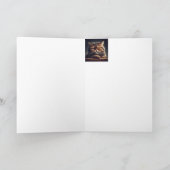 の考え不機嫌な猫のおもしろい カード (内部)