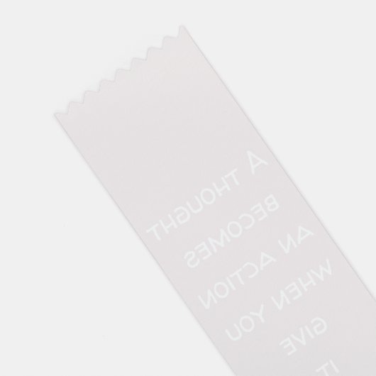 の考え引用文 アワードリボン (裏面)