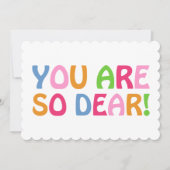 の考え感謝のカラフル引用文 サンキューカード (正面)