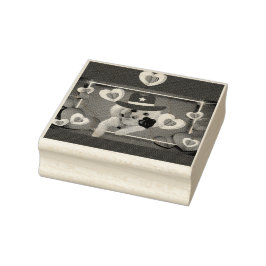 の考え木製のゴムのスタンプ ラバースタンプ