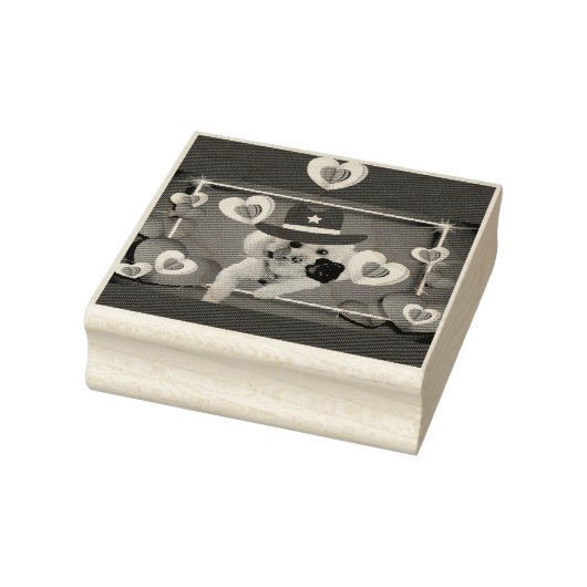 の考え木製のゴムのスタンプ ラバースタンプ (スタンプ)