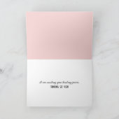 の考え漫画の猫 カード (内部)