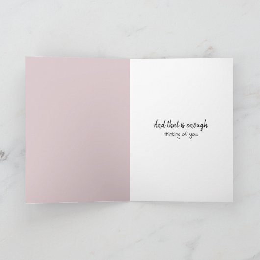 の考え牡丹 カード (内部)