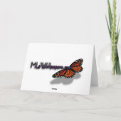 の考え秋ウォーターフォールのカード カード (裏面)