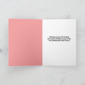 の考え顔マスクストレスドリームユーモア シーズンカード (内部)