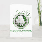 の考えMagnolia Tree Greeting Card カード (裏面)