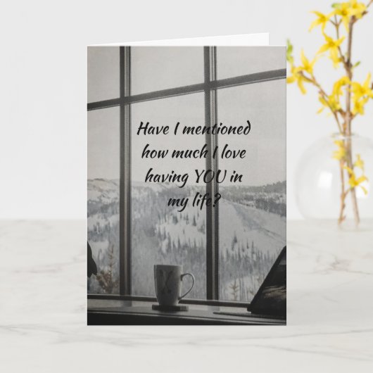 の考えOF AND恋しく思の「YOU」カード カード (黄色い花)