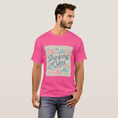 の考えOf You Cloud Art Tシャツ男性へ Tシャツ (正面フル)