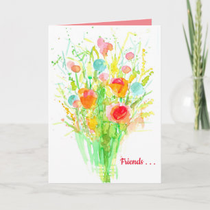 の考えWildflower Boquet カード