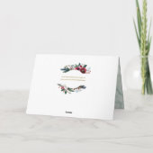 の考えYou哀悼悔やみや弔慰クリスマス シーズンカード (裏面)