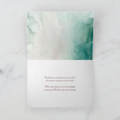 の考えYou哀悼悔やみや弔慰クリスマス シーズンカード (内部)