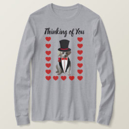 の考えYou Poodleレディースロンスリーブティー Tシャツ