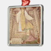 の聖餐杯を保持するEzekielおよび天使 メタルオーナメント (左)