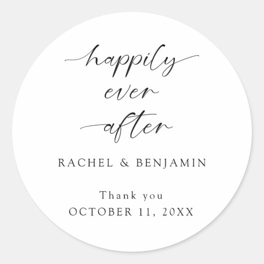 の脚本を受け結婚て楽しミニマルくエレガント ラウンドシール (正面)