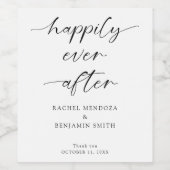 の脚本を受け結婚て楽しミニマルくエレガント ワインラベル (シングルラベル)