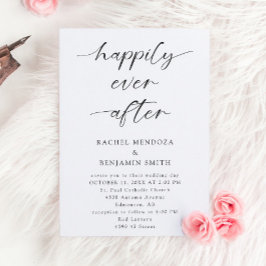 の脚本を受け結婚て楽しミニマルくエレガント 招待状