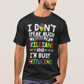 ~の自閉症の話気づけの贈り物が多くない Tシャツ