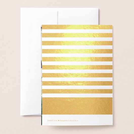 の航海の写結婚真または誕生日サンキューカード 箔カード (裏面封筒付き)