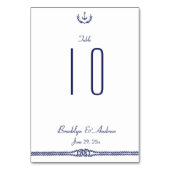 の航海の表結婚番号(いかりあり) テーブルナンバー (裏面)