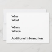 |の航空招待状を引く飛行機のヴィンテージ 招待状 (裏面)