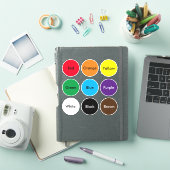 の色教えビニールシール シール (iPadカバー)