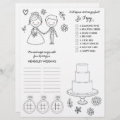 の色結婚とアクティビティのページ (正面/裏面)