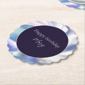 の花びら吹カスタマイズ可能な紙コースター ペーパーコースター (アングル)