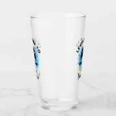 の花婿介添人結婚がゲーマーおもしろいガラスを上げる タンブラーグラス (左)