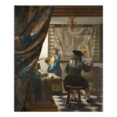 の芸術ヨハネス・ヴェルメ絵を描ール フォトプリント            (正面)